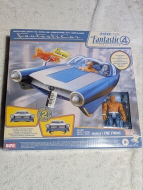 Marvel Fantastic Four First Steps Fantasticar w/ Thing Figure Hasbro 2 Modes